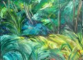 jungle,Tableaux modernes contemporains,artiste peintre Florence GAUTIER,tableau contemporain.