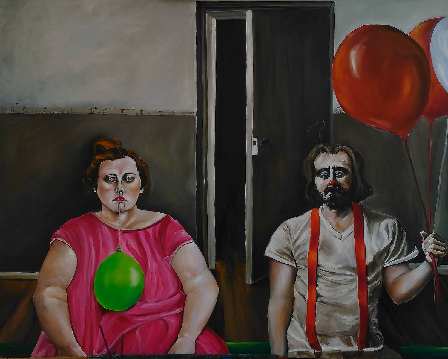 Les ballons,Tableaux contemporains,artiste peintre Florence
GAUTIER,oeuvre contemporaine.