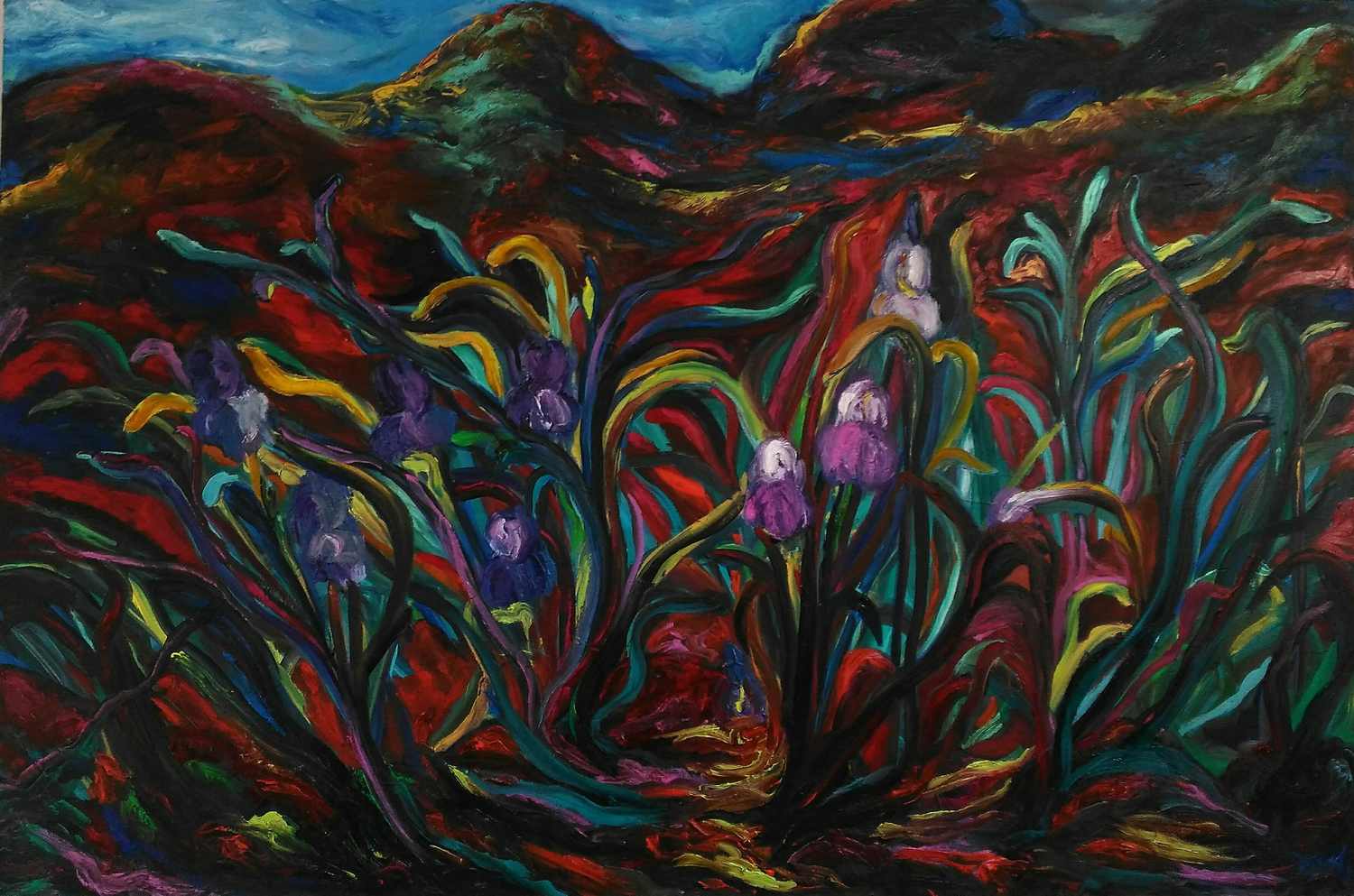 Paysage fantastique, Artiste peintre Saint Raphael, F.Gautier