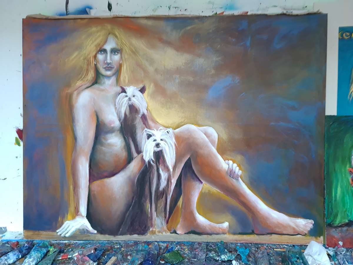  peinture-contemporaine-gautier- Artiste peintre Saint Raphael, F.Gautier Cote-d'Azur