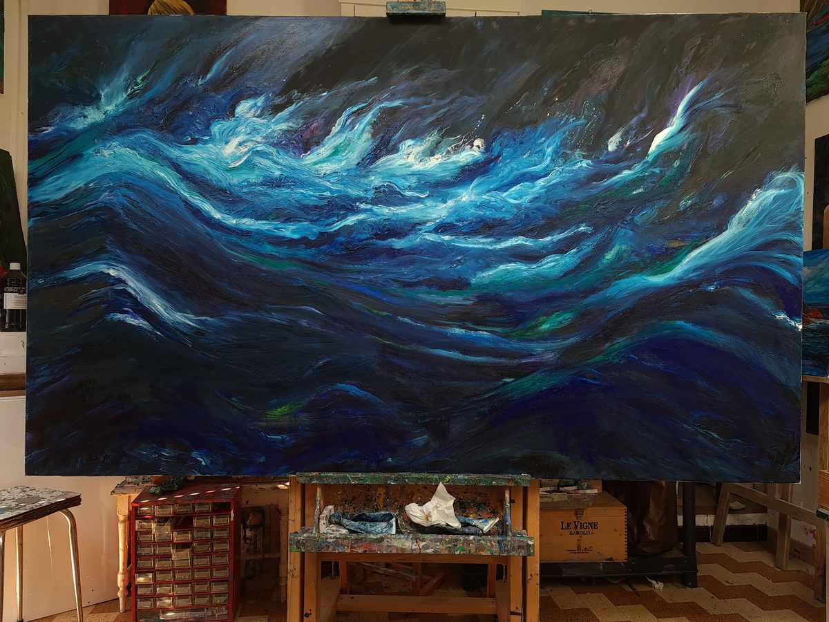  peinture-contemporaine-gautier- Artiste peintre Saint Raphael, F.Gautier Cote-d'Azur