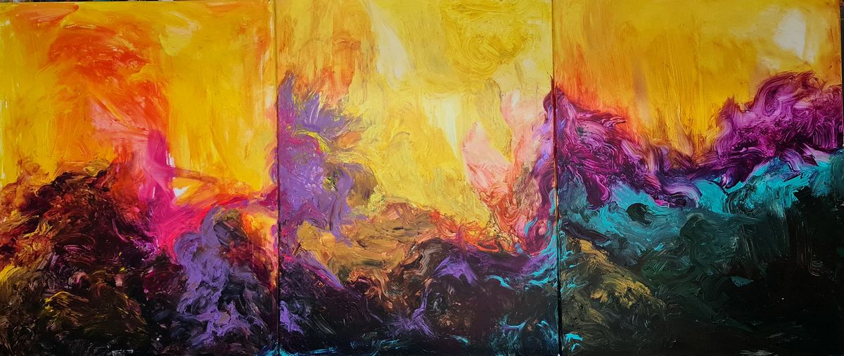 peinture-contemporaine-gautier-Artiste peintre Saint Raphael, F.Gautier Cote-d'Azur