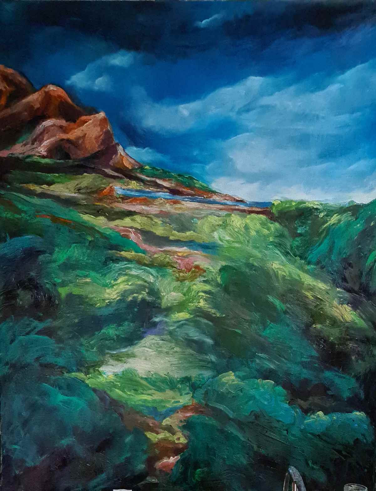  peinture-contemporaine-gautier-  Artiste peintre Saint Raphael, F.Gautier Cote-d'Azur