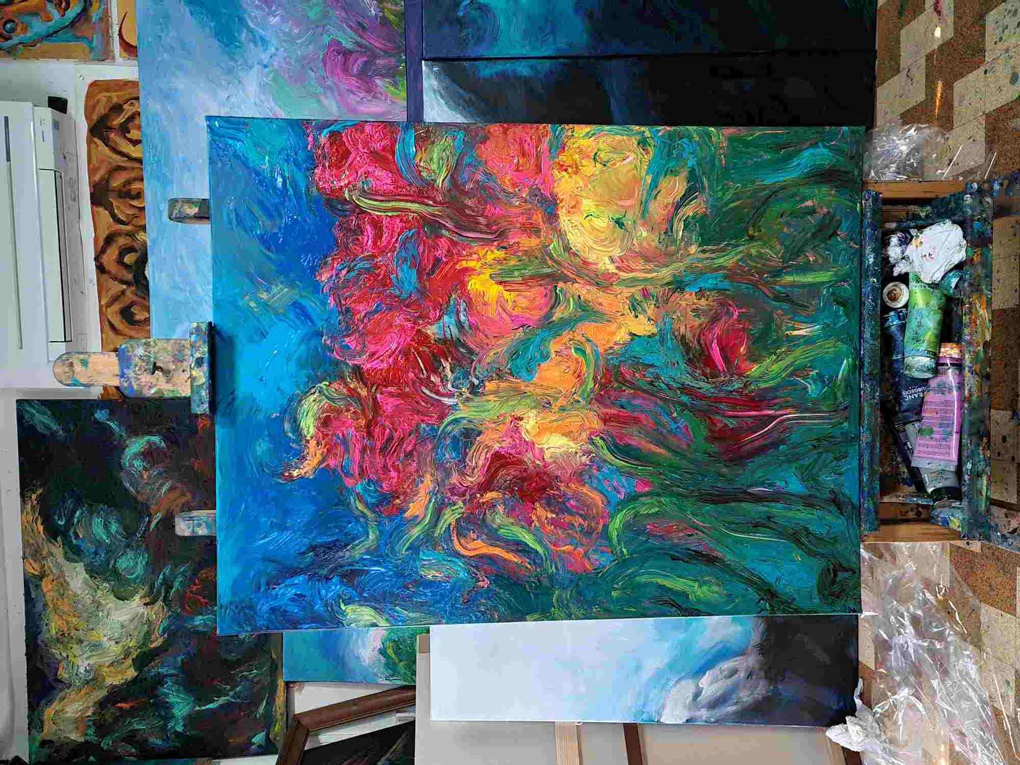   tableaux-contemporains-gautier-Saint Raphael, Florence Gautier.Saint-Raphael-Var