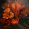 Iris 2015,huile sur toile.Artiste peintre Florence Gautier.