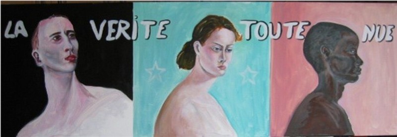  La vérité nue,huile sur toile.Artiste peintre Florence 
Gautier.