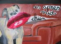 artiste peintre tableaux animaux animal chien 