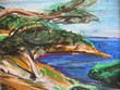  Tableaux de paysage marins,toile paysages marins,reprsentation paysage marin,peintre contemporain,artiste peintre figurartif,artiste peintre naratif,Plage pin maritime,Pastel sur papier 23.5 x 17.5,artiste peintre expressionniste 
Florence Gautier.