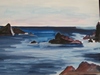  Tableaux de paysage marins,toile paysages marins,reprsentation paysage marin,peintre contemporain,artiste peintre figurartif,artiste peintre naratif,Rochers de l'île soir d'hiver,aquarelle sur papier 32 X 24,artiste 
peintre moderne figuratif Florence Gautier.